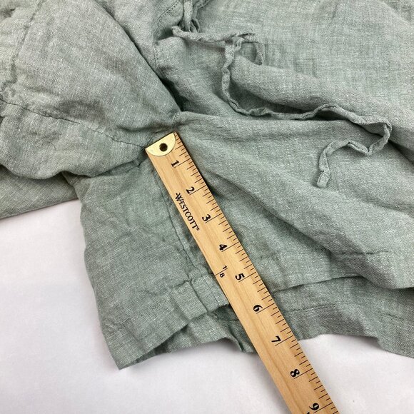 Tahari 100% Linen Shorts Women's Size 3X Sage Green - Picture 9 of 11